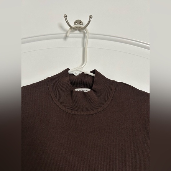 Artizia Babaton Chocolate Brown Bodycon Mini Dress size large - Picture 7 of 12